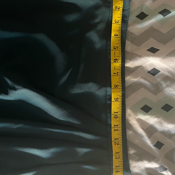 Eva Mendes Hunter Green Faux Wrap Skirt (NWT) - Picture 12 of 12